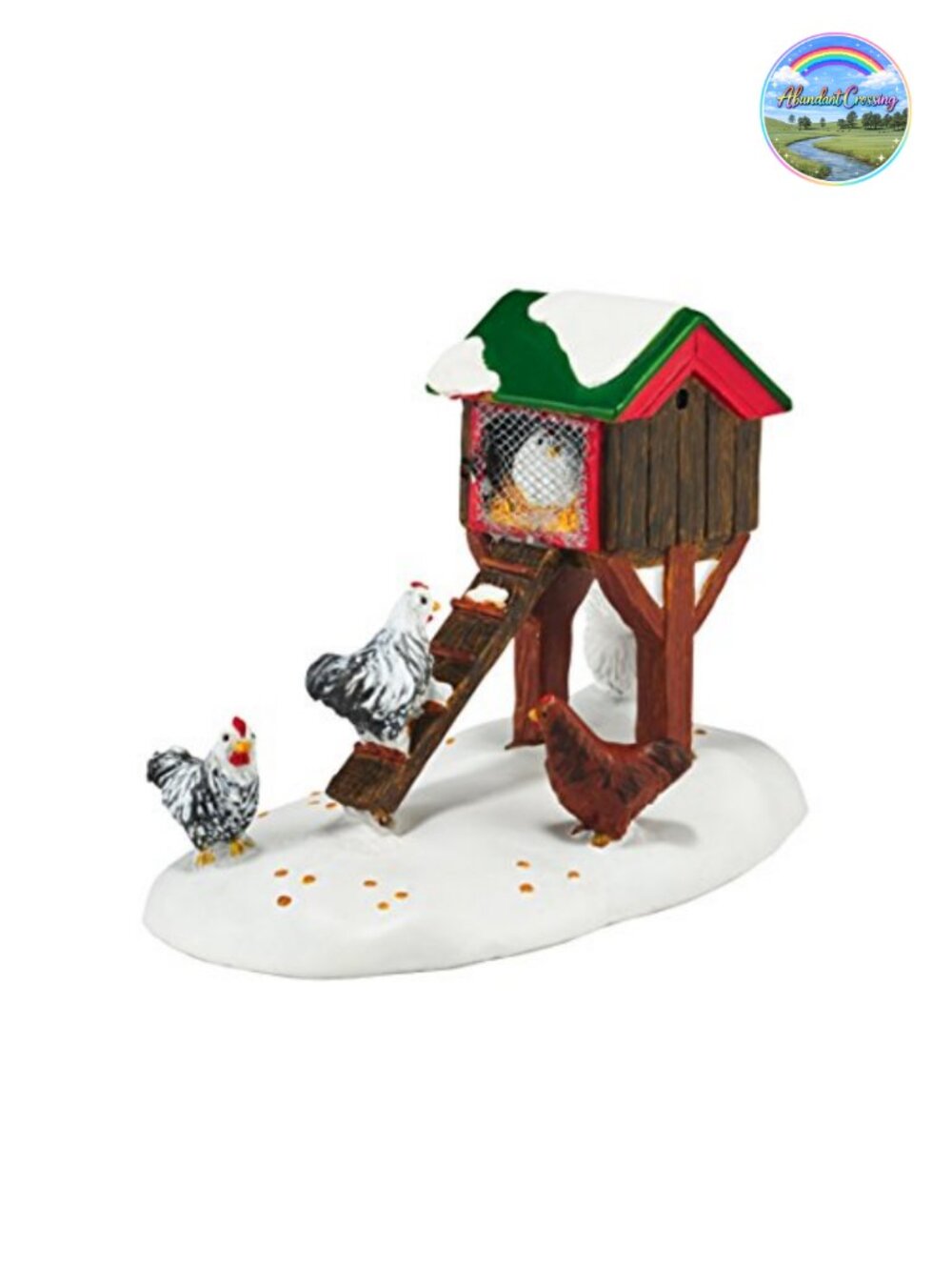 Department 56 Village Mistletoe Farm Chicken House Figurine 2.68 inch
